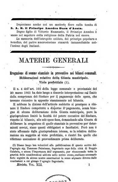 Rivista amministrativa del Regno giornale ufficiale delle amministrazioni centrali, e provinciali, dei comuni e degli istituti di beneficenza