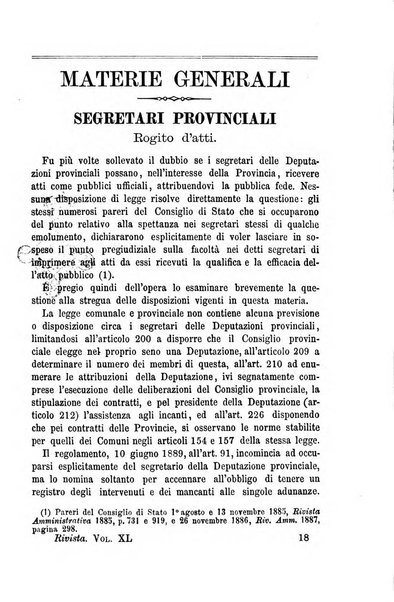 Rivista amministrativa del Regno giornale ufficiale delle amministrazioni centrali, e provinciali, dei comuni e degli istituti di beneficenza