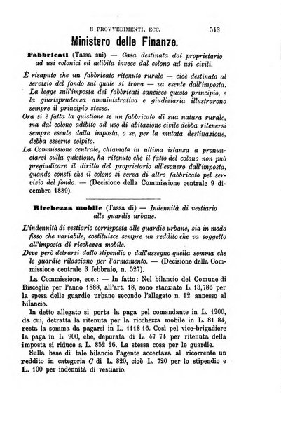 Rivista amministrativa del Regno giornale ufficiale delle amministrazioni centrali, e provinciali, dei comuni e degli istituti di beneficenza