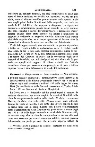 Rivista amministrativa del Regno giornale ufficiale delle amministrazioni centrali, e provinciali, dei comuni e degli istituti di beneficenza