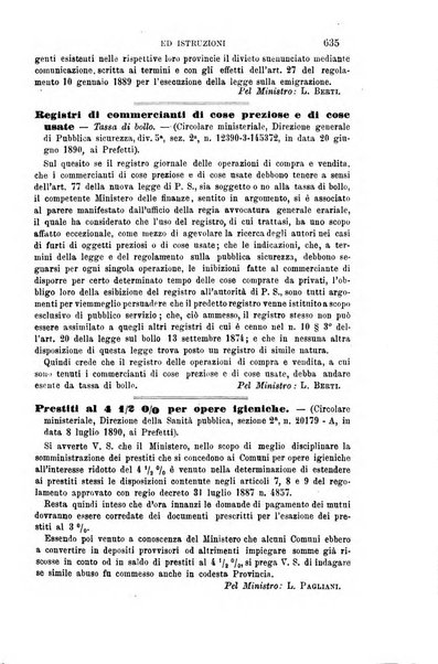 Rivista amministrativa del Regno giornale ufficiale delle amministrazioni centrali, e provinciali, dei comuni e degli istituti di beneficenza