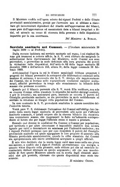 Rivista amministrativa del Regno giornale ufficiale delle amministrazioni centrali, e provinciali, dei comuni e degli istituti di beneficenza