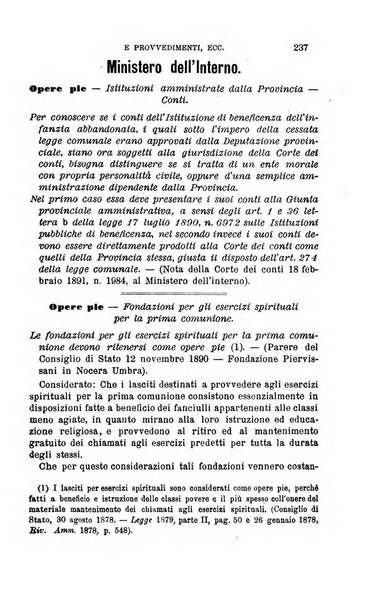 Rivista amministrativa del Regno giornale ufficiale delle amministrazioni centrali, e provinciali, dei comuni e degli istituti di beneficenza