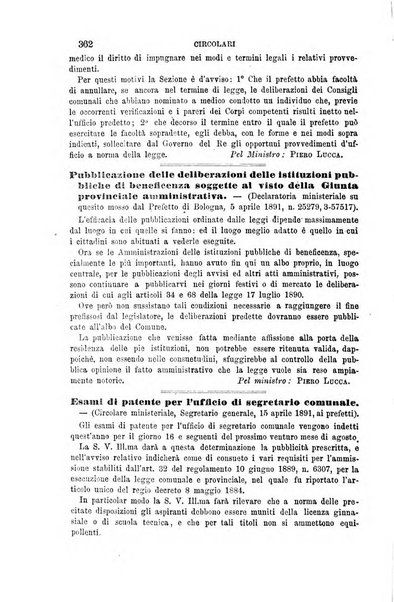 Rivista amministrativa del Regno giornale ufficiale delle amministrazioni centrali, e provinciali, dei comuni e degli istituti di beneficenza