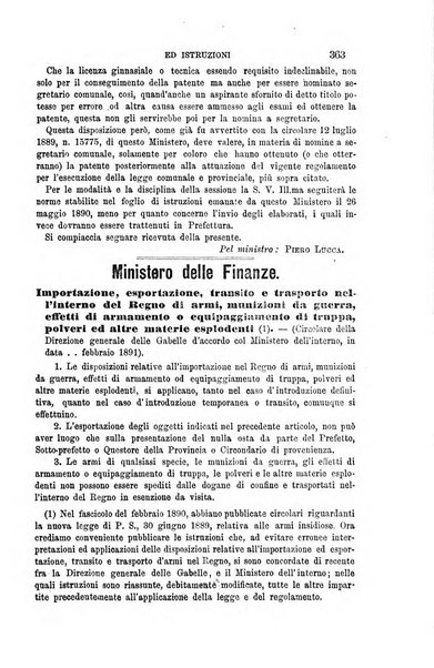 Rivista amministrativa del Regno giornale ufficiale delle amministrazioni centrali, e provinciali, dei comuni e degli istituti di beneficenza