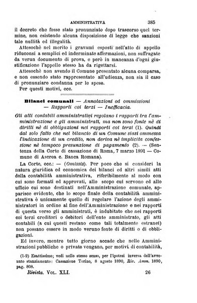 Rivista amministrativa del Regno giornale ufficiale delle amministrazioni centrali, e provinciali, dei comuni e degli istituti di beneficenza