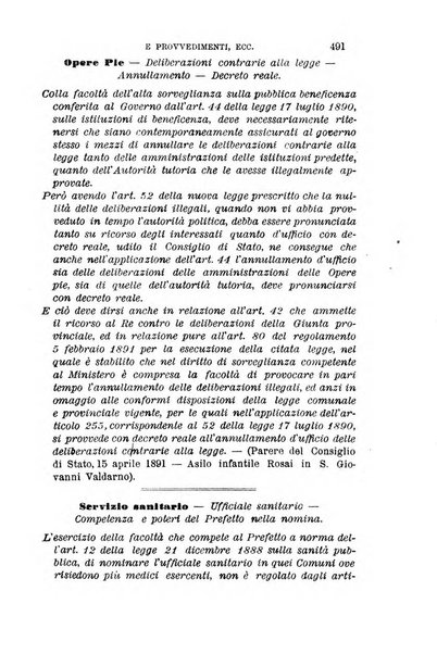 Rivista amministrativa del Regno giornale ufficiale delle amministrazioni centrali, e provinciali, dei comuni e degli istituti di beneficenza