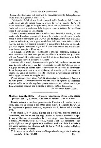 Rivista amministrativa del Regno giornale ufficiale delle amministrazioni centrali, e provinciali, dei comuni e degli istituti di beneficenza