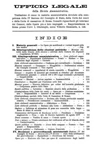 Rivista amministrativa del Regno giornale ufficiale delle amministrazioni centrali, e provinciali, dei comuni e degli istituti di beneficenza