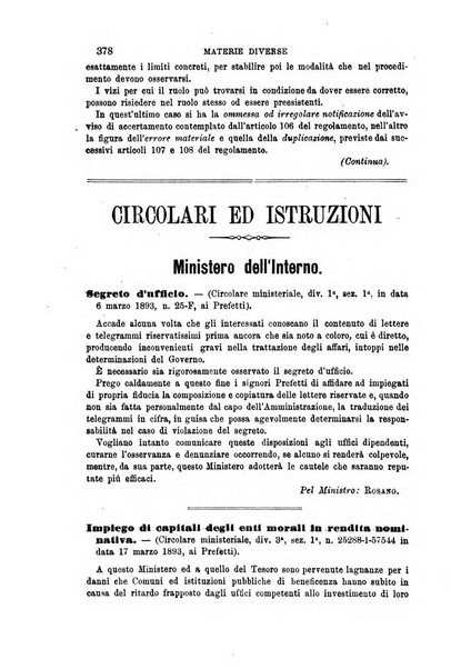 Rivista amministrativa del Regno giornale ufficiale delle amministrazioni centrali, e provinciali, dei comuni e degli istituti di beneficenza