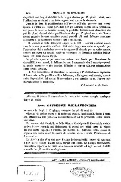 Rivista amministrativa del Regno giornale ufficiale delle amministrazioni centrali, e provinciali, dei comuni e degli istituti di beneficenza