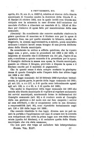 Rivista amministrativa del Regno giornale ufficiale delle amministrazioni centrali, e provinciali, dei comuni e degli istituti di beneficenza