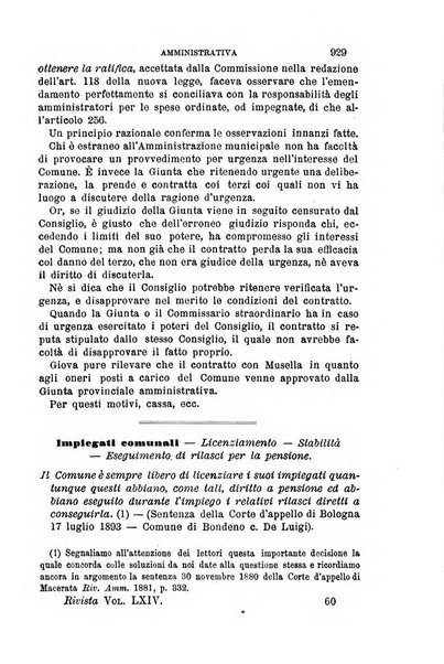 Rivista amministrativa del Regno giornale ufficiale delle amministrazioni centrali, e provinciali, dei comuni e degli istituti di beneficenza