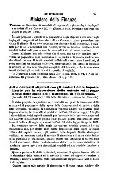 Rivista amministrativa del Regno giornale ufficiale delle amministrazioni centrali, e provinciali, dei comuni e degli istituti di beneficenza