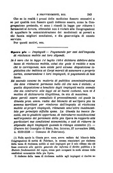 Rivista amministrativa del Regno giornale ufficiale delle amministrazioni centrali, e provinciali, dei comuni e degli istituti di beneficenza