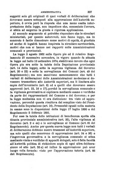 Rivista amministrativa del Regno giornale ufficiale delle amministrazioni centrali, e provinciali, dei comuni e degli istituti di beneficenza