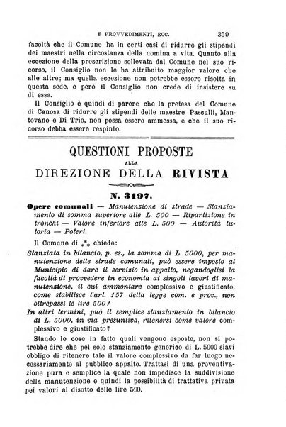 Rivista amministrativa del Regno giornale ufficiale delle amministrazioni centrali, e provinciali, dei comuni e degli istituti di beneficenza