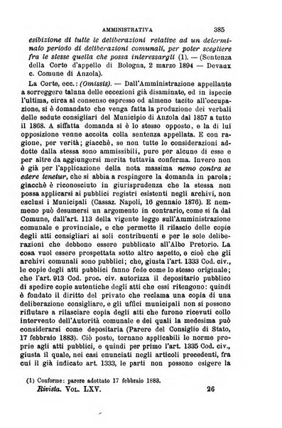 Rivista amministrativa del Regno giornale ufficiale delle amministrazioni centrali, e provinciali, dei comuni e degli istituti di beneficenza