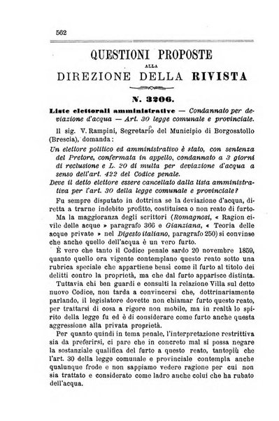 Rivista amministrativa del Regno giornale ufficiale delle amministrazioni centrali, e provinciali, dei comuni e degli istituti di beneficenza