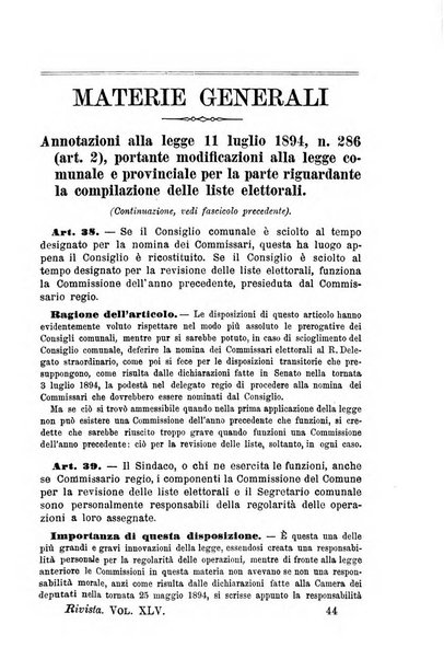 Rivista amministrativa del Regno giornale ufficiale delle amministrazioni centrali, e provinciali, dei comuni e degli istituti di beneficenza