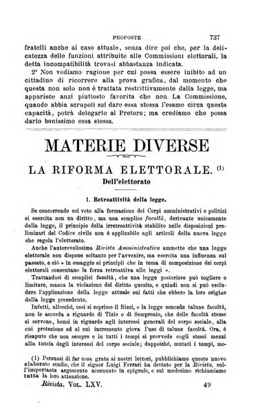 Rivista amministrativa del Regno giornale ufficiale delle amministrazioni centrali, e provinciali, dei comuni e degli istituti di beneficenza