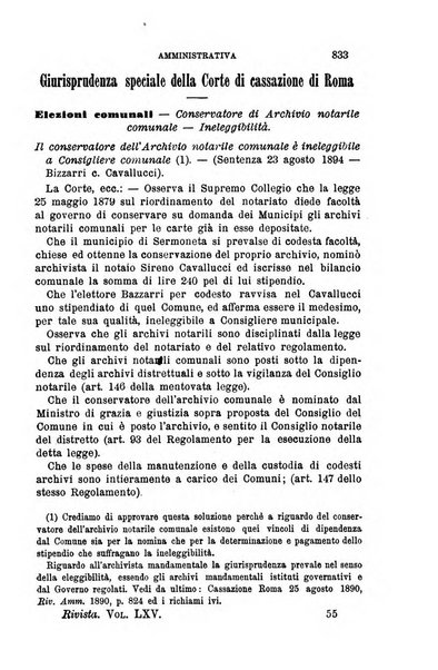 Rivista amministrativa del Regno giornale ufficiale delle amministrazioni centrali, e provinciali, dei comuni e degli istituti di beneficenza