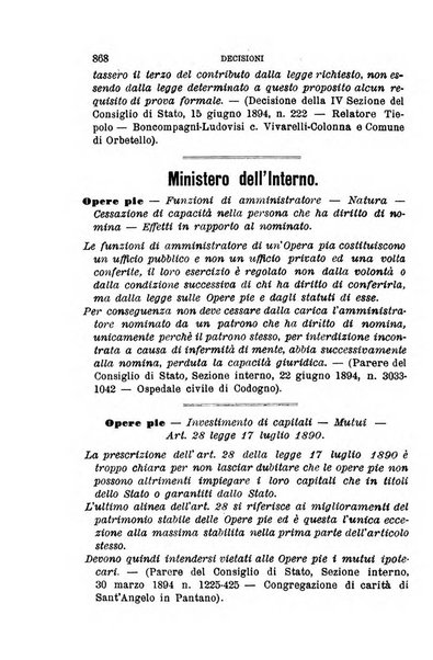 Rivista amministrativa del Regno giornale ufficiale delle amministrazioni centrali, e provinciali, dei comuni e degli istituti di beneficenza