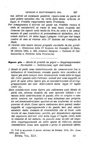 Rivista amministrativa del Regno giornale ufficiale delle amministrazioni centrali, e provinciali, dei comuni e degli istituti di beneficenza