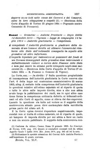 Rivista amministrativa del Regno giornale ufficiale delle amministrazioni centrali, e provinciali, dei comuni e degli istituti di beneficenza