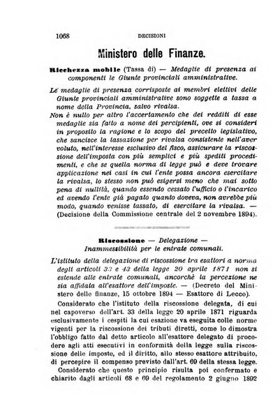 Rivista amministrativa del Regno giornale ufficiale delle amministrazioni centrali, e provinciali, dei comuni e degli istituti di beneficenza