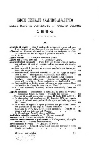 Rivista amministrativa del Regno giornale ufficiale delle amministrazioni centrali, e provinciali, dei comuni e degli istituti di beneficenza