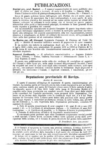 Rivista amministrativa del Regno giornale ufficiale delle amministrazioni centrali, e provinciali, dei comuni e degli istituti di beneficenza