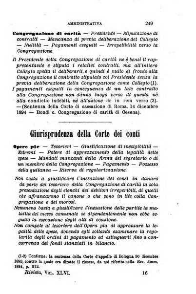 Rivista amministrativa del Regno giornale ufficiale delle amministrazioni centrali, e provinciali, dei comuni e degli istituti di beneficenza