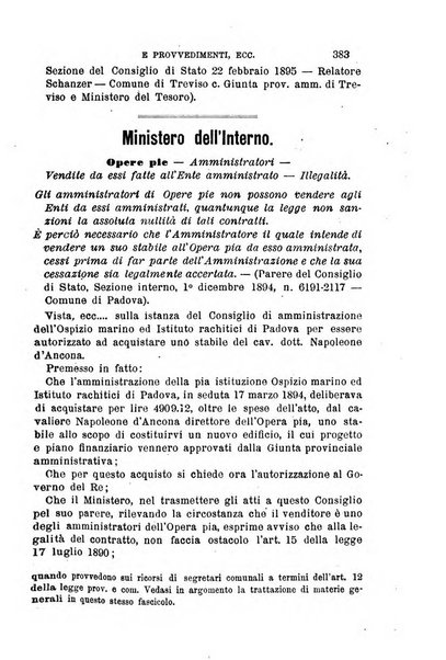 Rivista amministrativa del Regno giornale ufficiale delle amministrazioni centrali, e provinciali, dei comuni e degli istituti di beneficenza