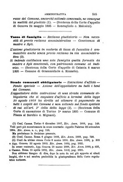 Rivista amministrativa del Regno giornale ufficiale delle amministrazioni centrali, e provinciali, dei comuni e degli istituti di beneficenza