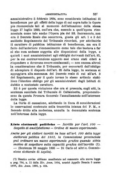 Rivista amministrativa del Regno giornale ufficiale delle amministrazioni centrali, e provinciali, dei comuni e degli istituti di beneficenza