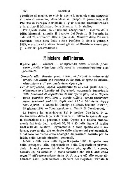 Rivista amministrativa del Regno giornale ufficiale delle amministrazioni centrali, e provinciali, dei comuni e degli istituti di beneficenza