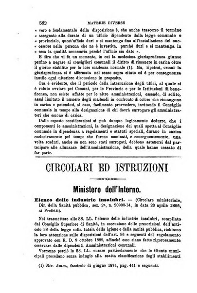 Rivista amministrativa del Regno giornale ufficiale delle amministrazioni centrali, e provinciali, dei comuni e degli istituti di beneficenza