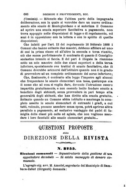 Rivista amministrativa del Regno giornale ufficiale delle amministrazioni centrali, e provinciali, dei comuni e degli istituti di beneficenza