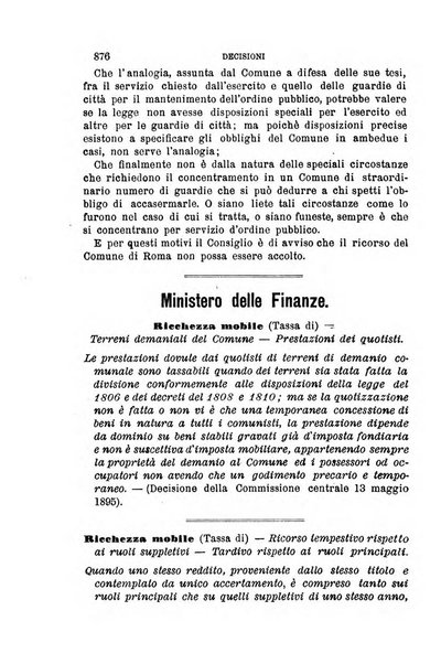 Rivista amministrativa del Regno giornale ufficiale delle amministrazioni centrali, e provinciali, dei comuni e degli istituti di beneficenza