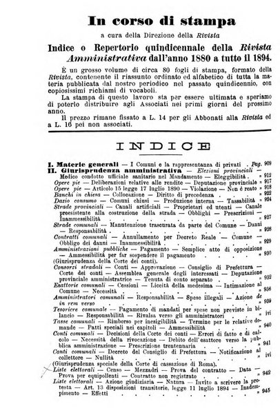 Rivista amministrativa del Regno giornale ufficiale delle amministrazioni centrali, e provinciali, dei comuni e degli istituti di beneficenza