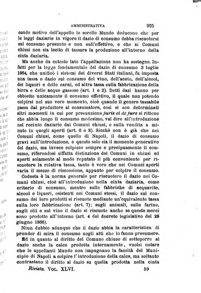 Rivista amministrativa del Regno giornale ufficiale delle amministrazioni centrali, e provinciali, dei comuni e degli istituti di beneficenza