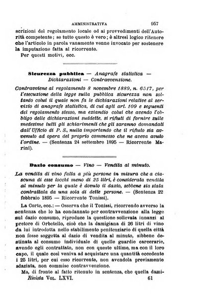 Rivista amministrativa del Regno giornale ufficiale delle amministrazioni centrali, e provinciali, dei comuni e degli istituti di beneficenza