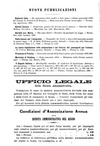 Rivista amministrativa del Regno giornale ufficiale delle amministrazioni centrali, e provinciali, dei comuni e degli istituti di beneficenza