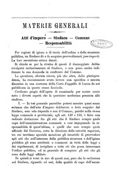 Rivista amministrativa del Regno giornale ufficiale delle amministrazioni centrali, e provinciali, dei comuni e degli istituti di beneficenza