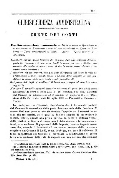 Rivista amministrativa del Regno giornale ufficiale delle amministrazioni centrali, e provinciali, dei comuni e degli istituti di beneficenza