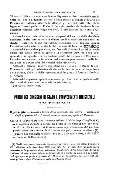 Rivista amministrativa del Regno giornale ufficiale delle amministrazioni centrali, e provinciali, dei comuni e degli istituti di beneficenza