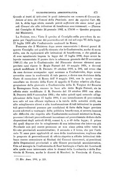 Rivista amministrativa del Regno giornale ufficiale delle amministrazioni centrali, e provinciali, dei comuni e degli istituti di beneficenza