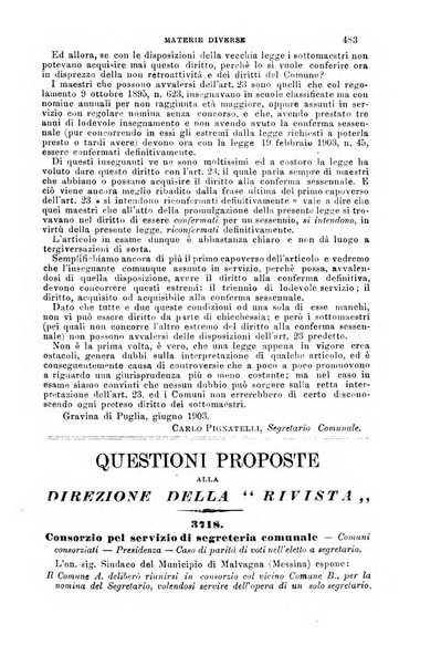 Rivista amministrativa del Regno giornale ufficiale delle amministrazioni centrali, e provinciali, dei comuni e degli istituti di beneficenza