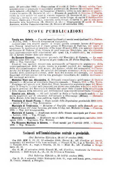 Rivista amministrativa del Regno giornale ufficiale delle amministrazioni centrali, e provinciali, dei comuni e degli istituti di beneficenza